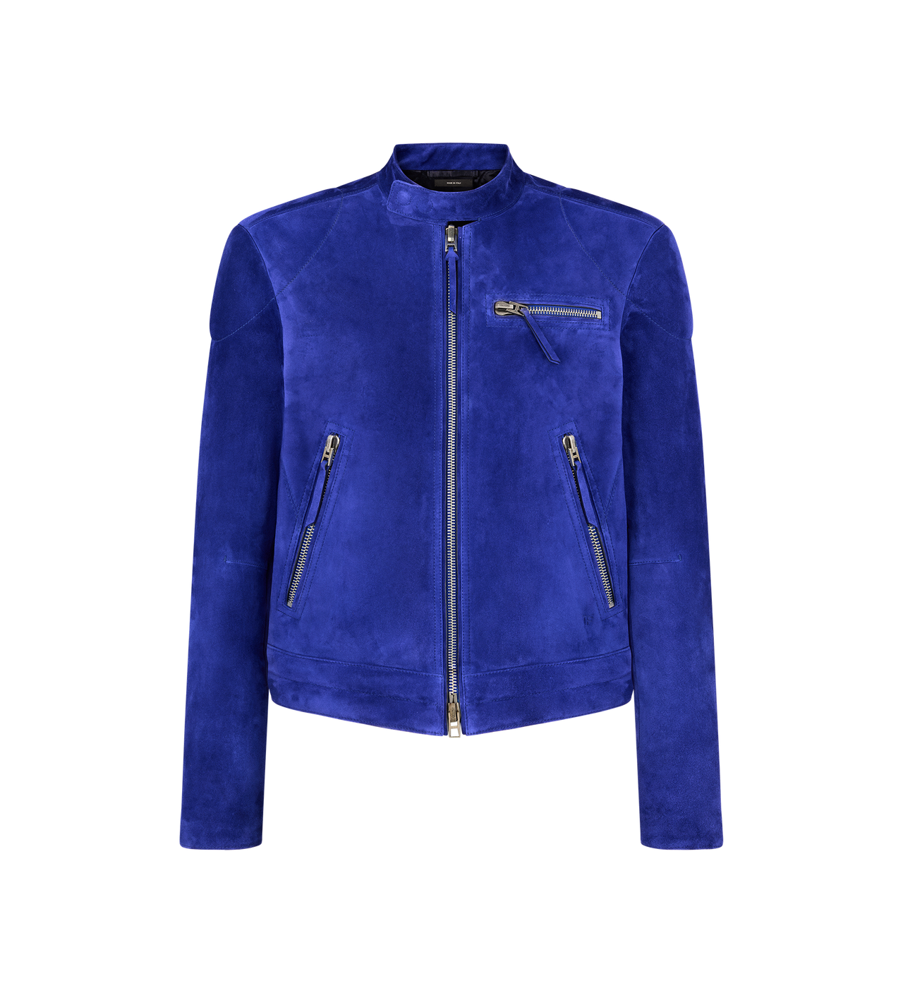 CASHMERE SUEDE BIKER image number 0