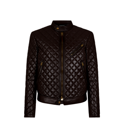 SHINY NAPPA QUILTED CAFÉ RACER