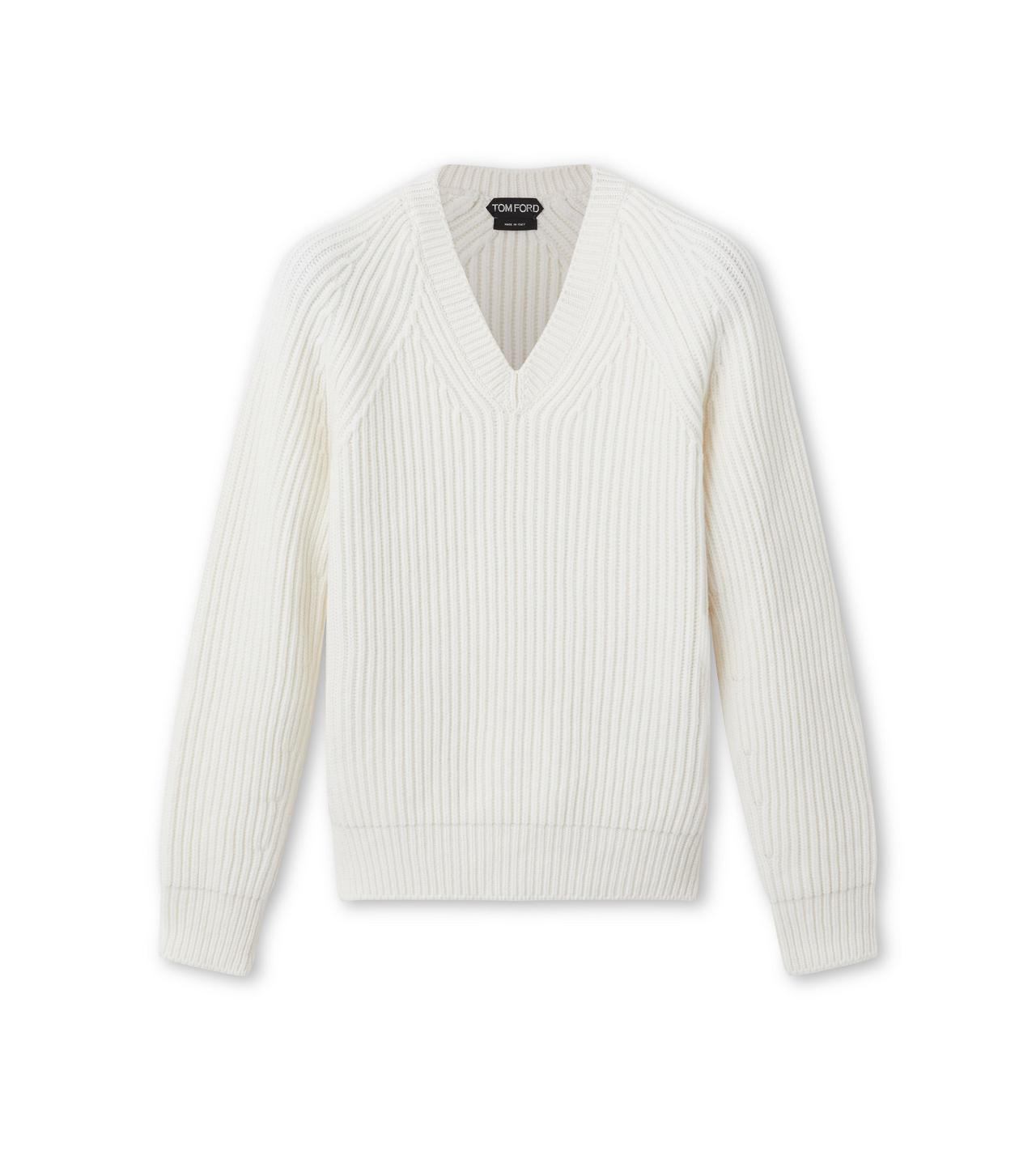 RIBBED PURE CASHMERE SWEATER image number 0