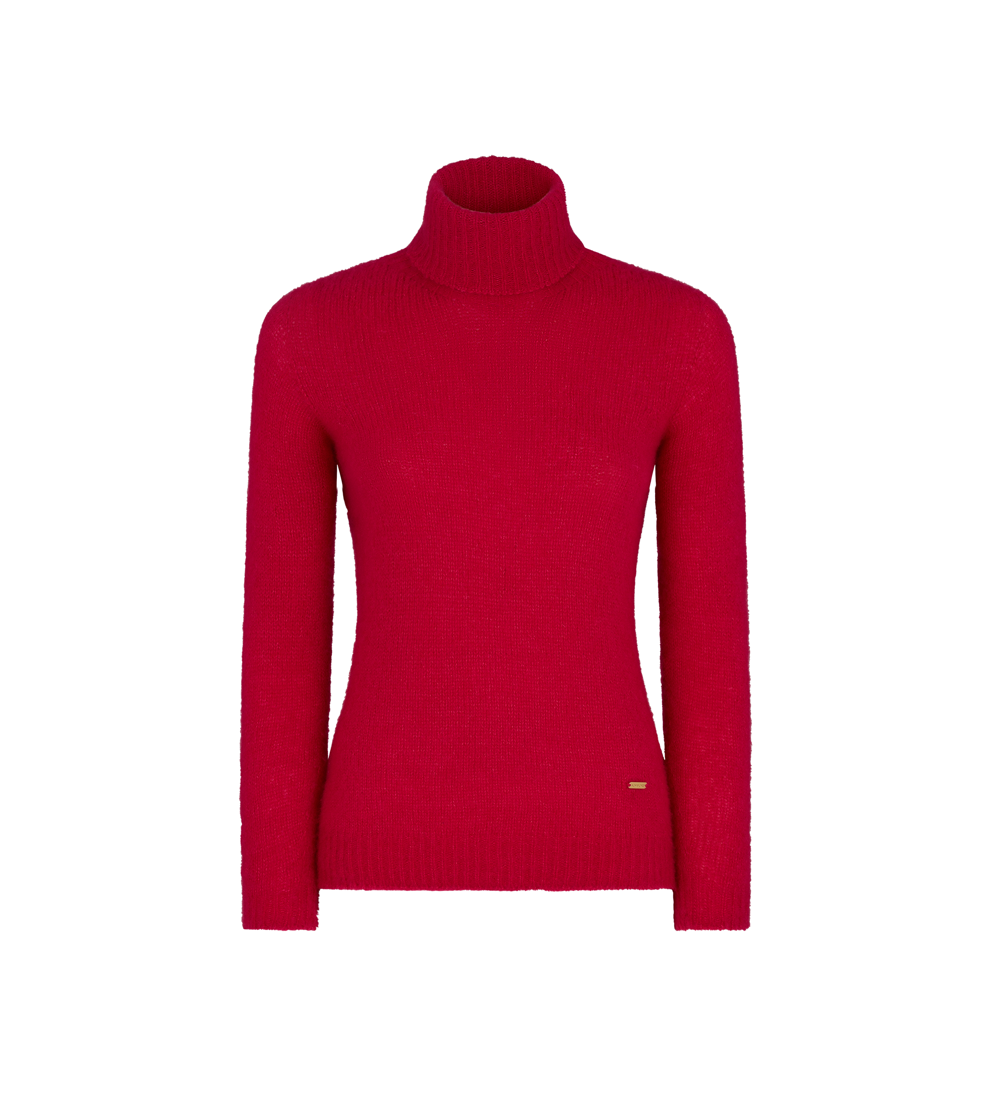 SEAMLESS CASHMERE SILK KNIT TURTLENECK TOP