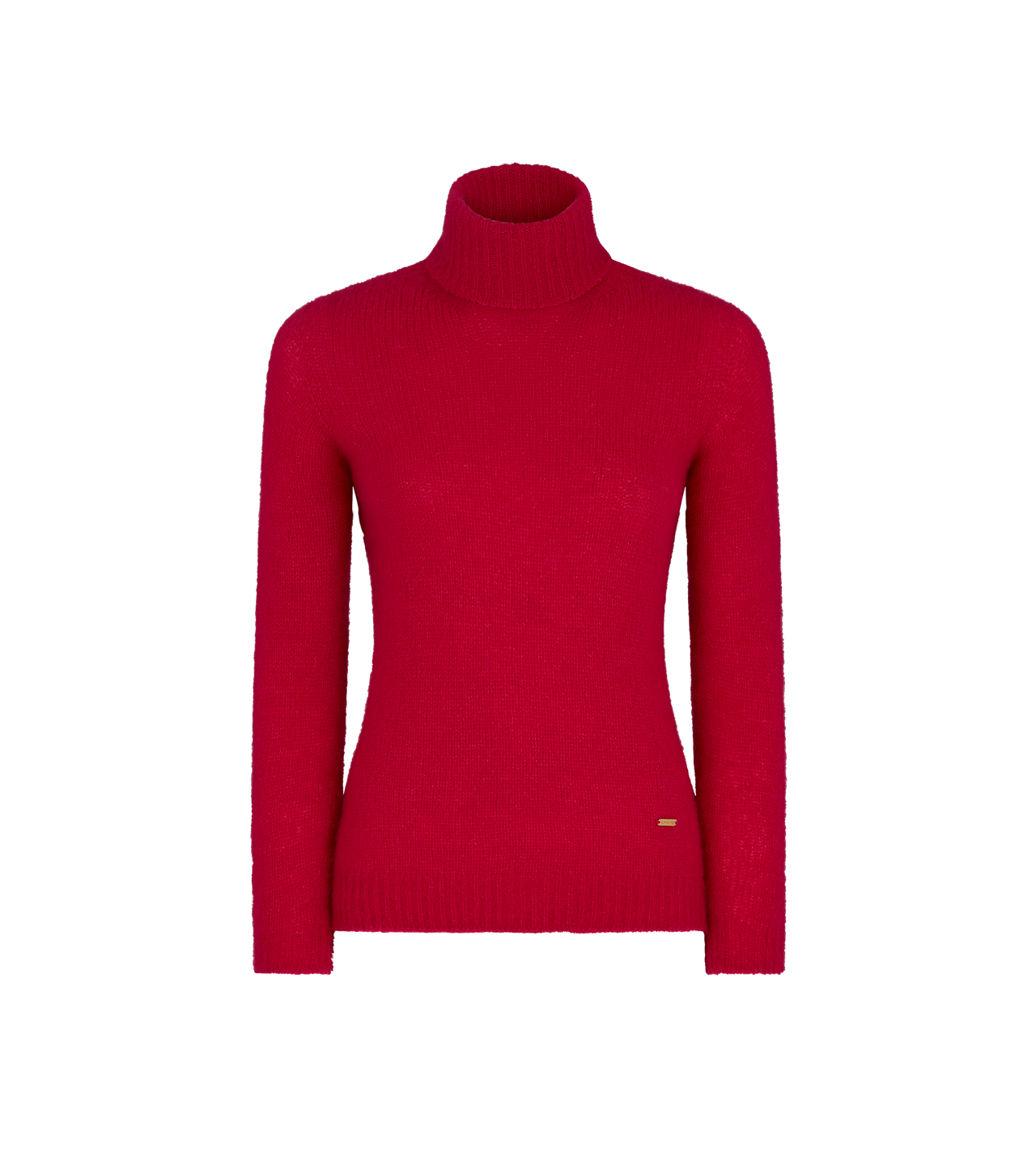 SEAMLESS CASHMERE SILK KNIT TURTLENECK TOP image number 0