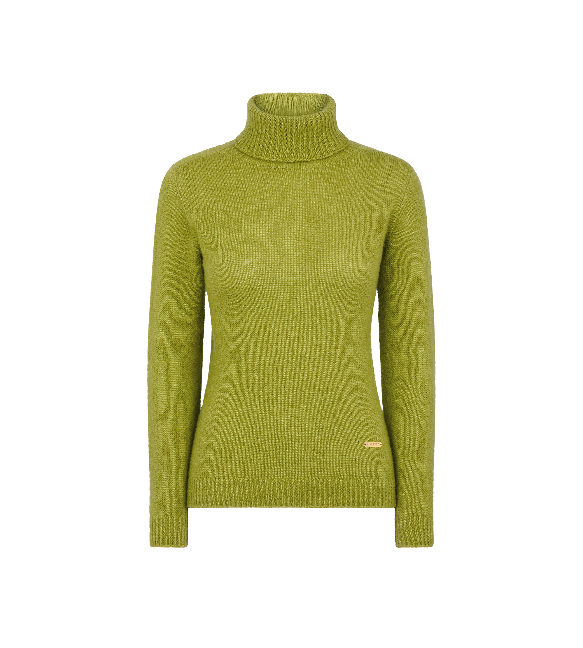 TURTLENECK KNIT WITH TOM FORD METAL PLAQUE