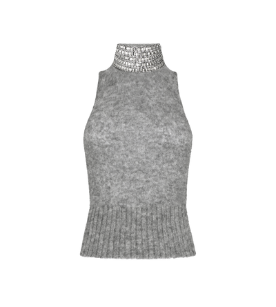 HALTERNECK KNIT image number 0