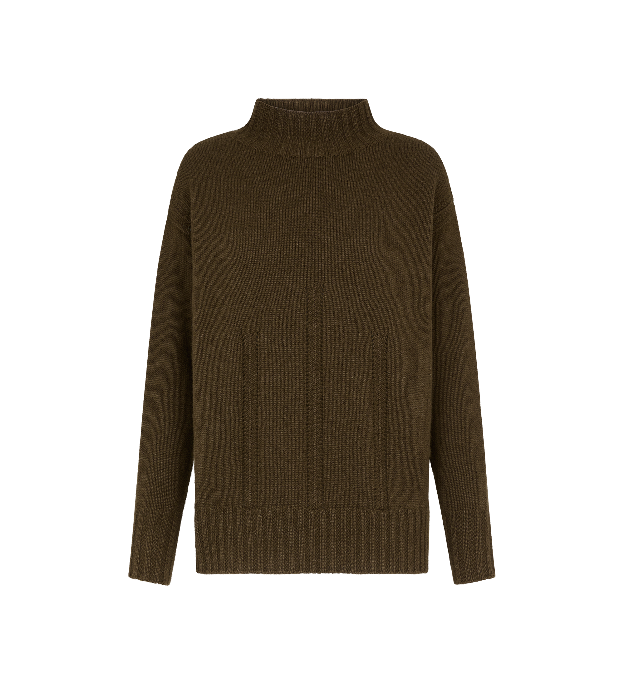 LONG SLEEVE MOCK NECK KNIT