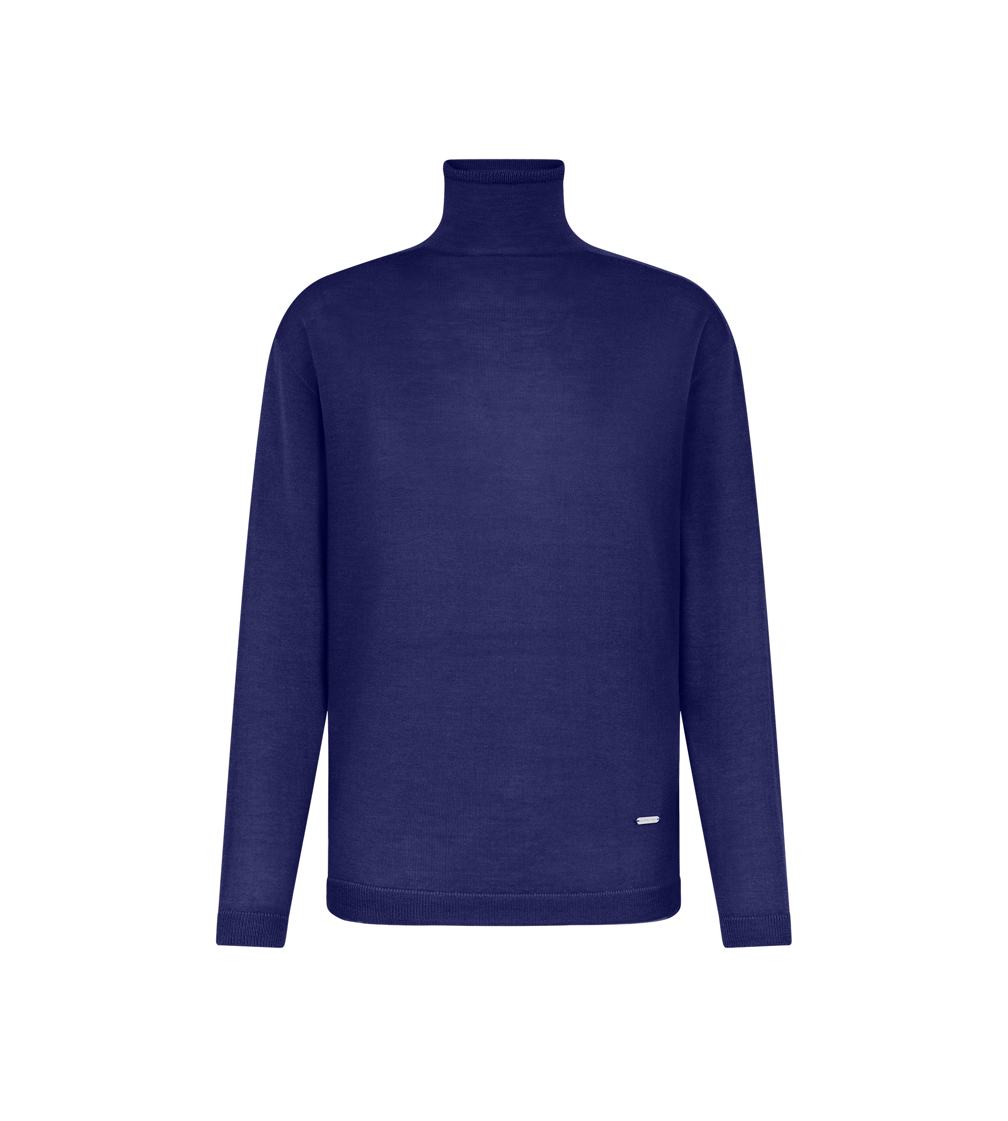 LONG SLEEVE TURTLENECK KNIT WITH TOM FORD METAL PLAQUE