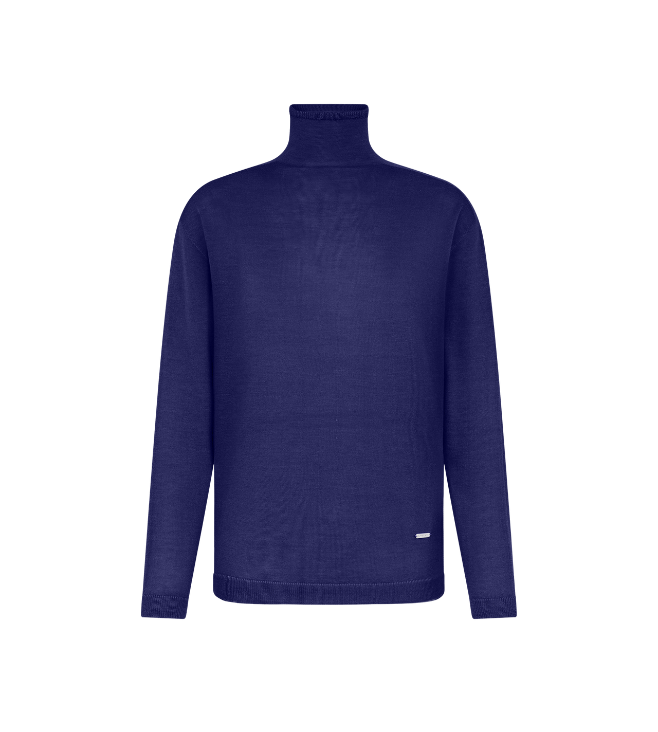 LONG SLEEVE TURTLENECK KNIT WITH TOM FORD METAL PLAQUE image number 0