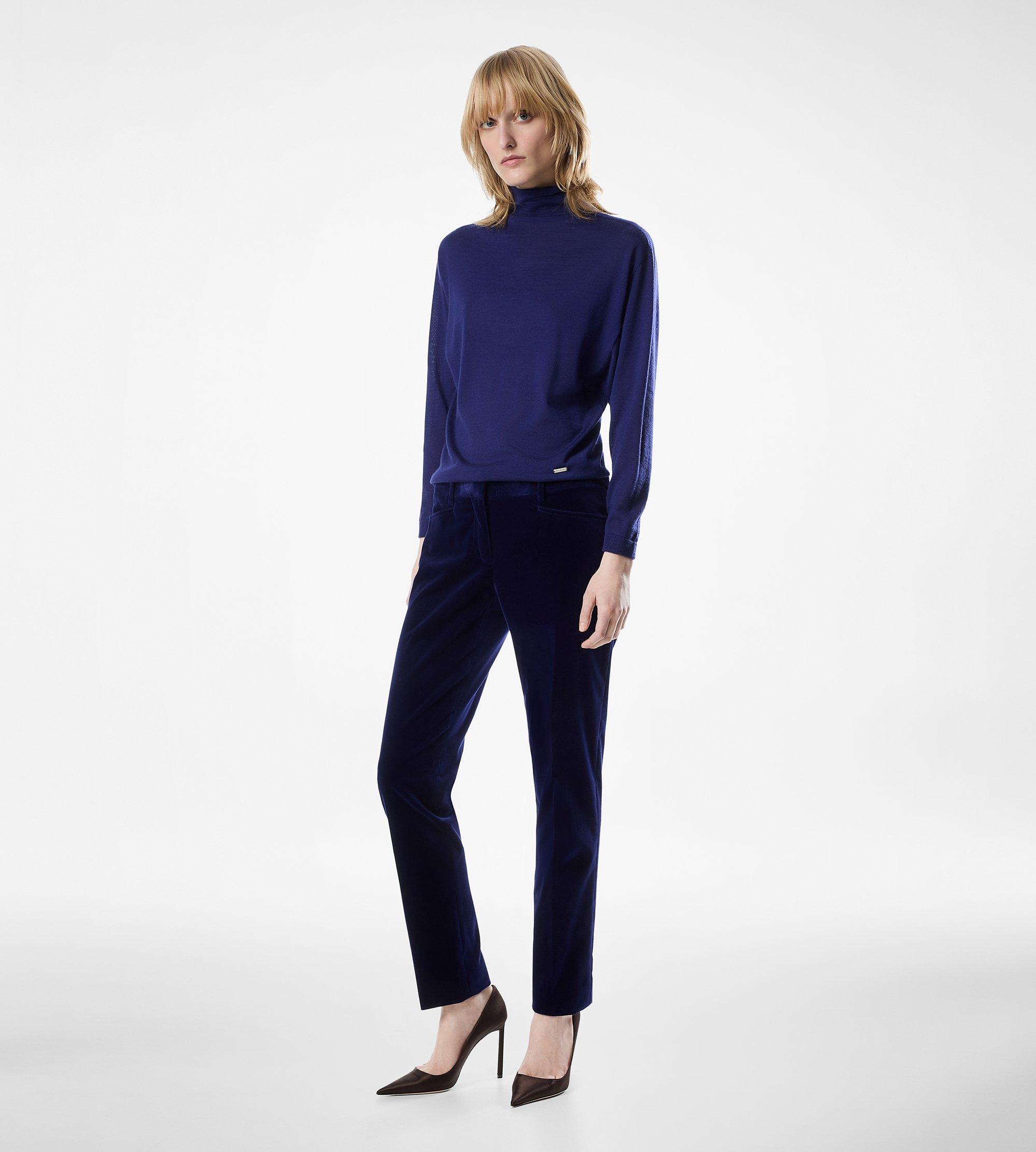 LONG SLEEVE TURTLENECK KNIT WITH TOM FORD METAL PLAQUE