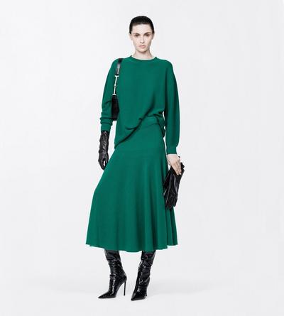 TOM FORD CASHMERE FORMAL GARDEN CASHMERE RELAXED FIT SCOOP NECK KNIT