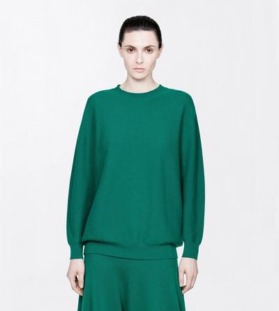 TOM FORD CASHMERE FORMAL GARDEN CASHMERE RELAXED FIT SCOOP NECK KNIT