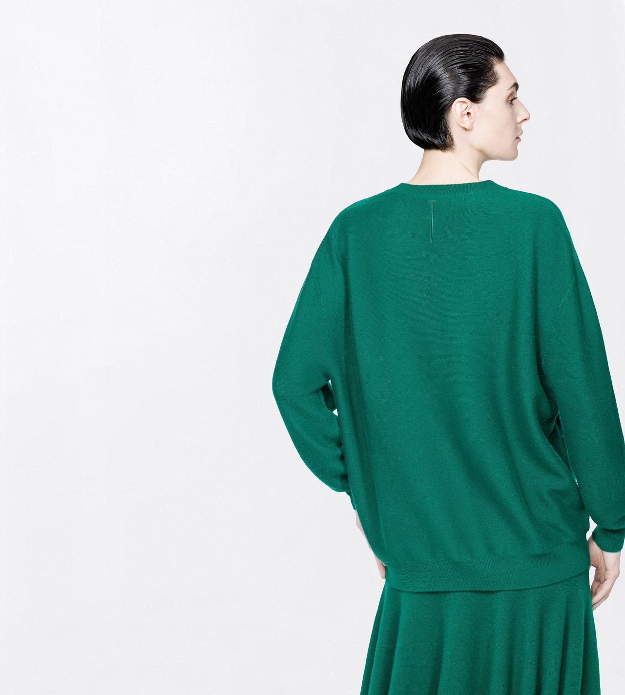 TOM FORD CASHMERE FORMAL GARDEN CASHMERE RELAXED FIT SCOOP NECK KNIT