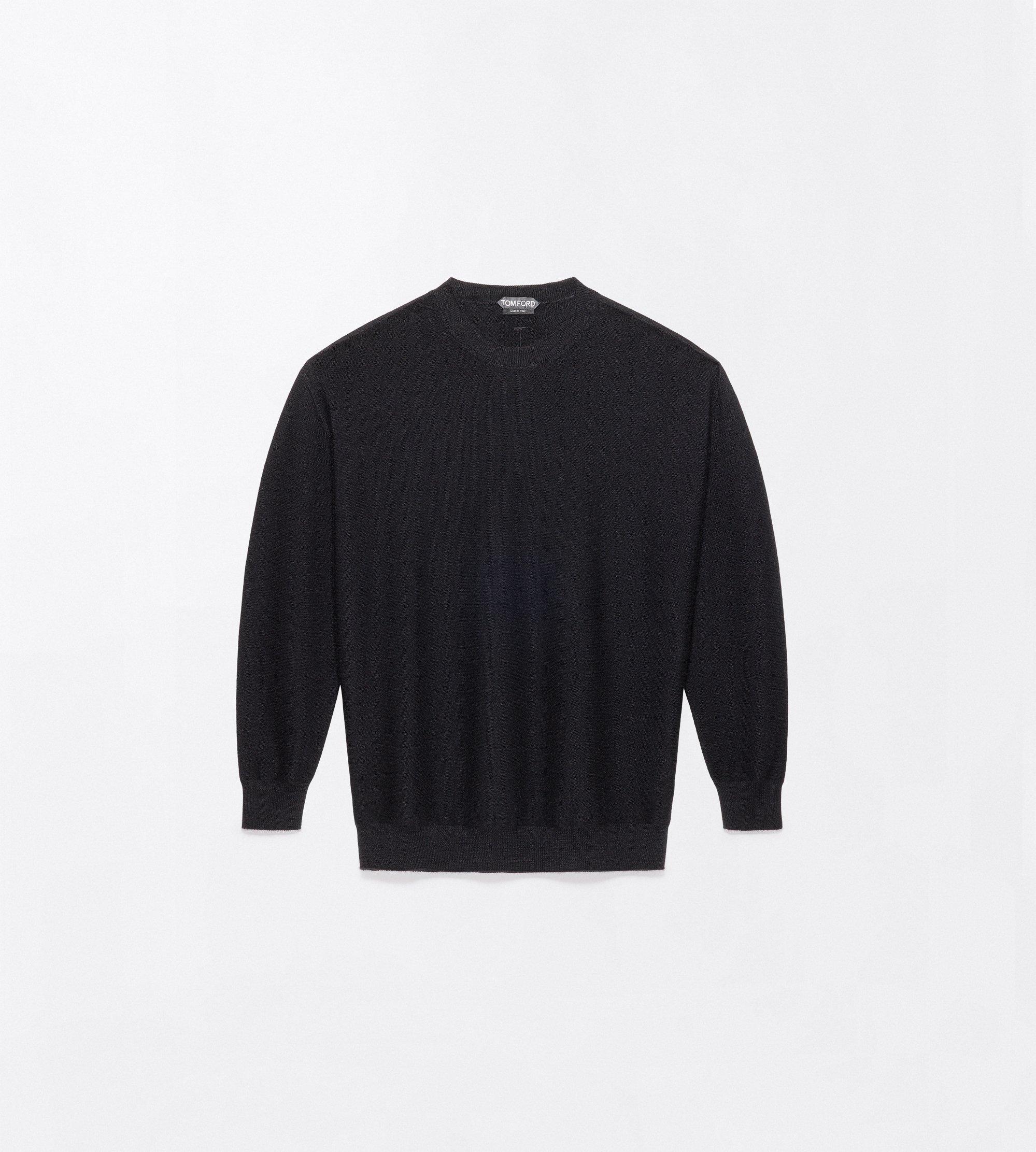 CASHMERE RELAXED FIT SCOOP NECK KNIT
