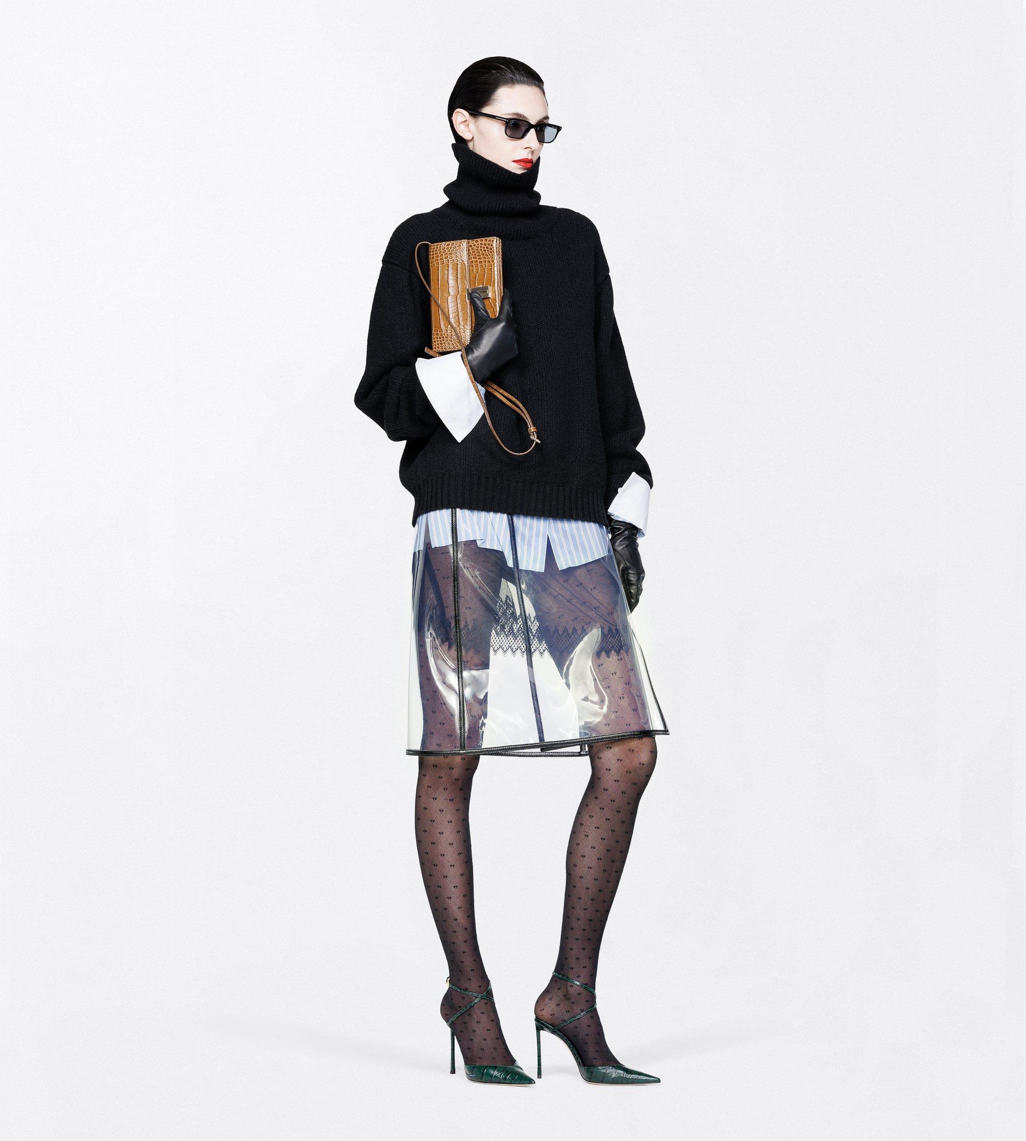 WOOL CASHMERE MOHAIR BLEND TURTLENECK KNIT