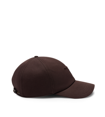 CANVAS AND SMOOTH LEATHER CAP image number 1