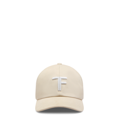 TOM FORD COTTON CREAM BRUSHED COTTON CAP