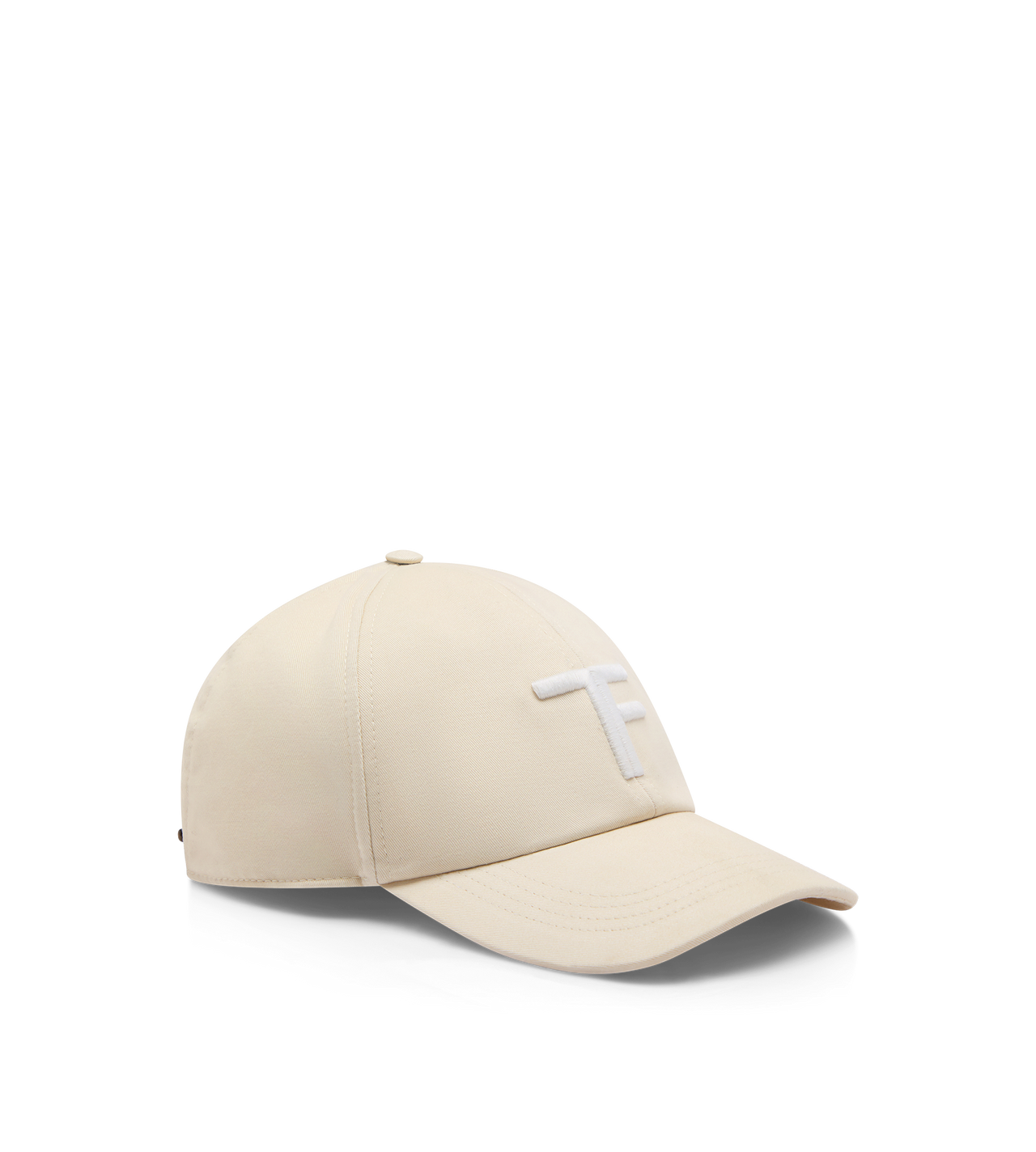 TOM FORD COTTON CREAM BRUSHED COTTON CAP