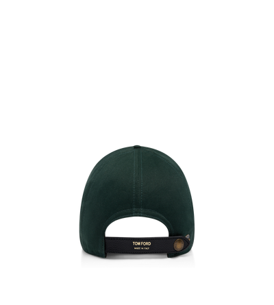 TOM FORD COTTON PINE GREEN KAPPE AUS GEB&Uuml;RSTETER BAUMWOLLE