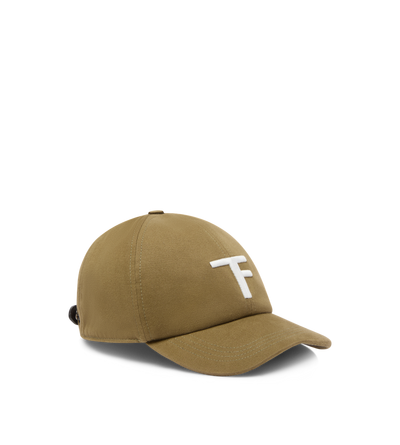 TOM FORD COTTON KHAKI + OFF WHITE CANVAS CAP&nbsp;