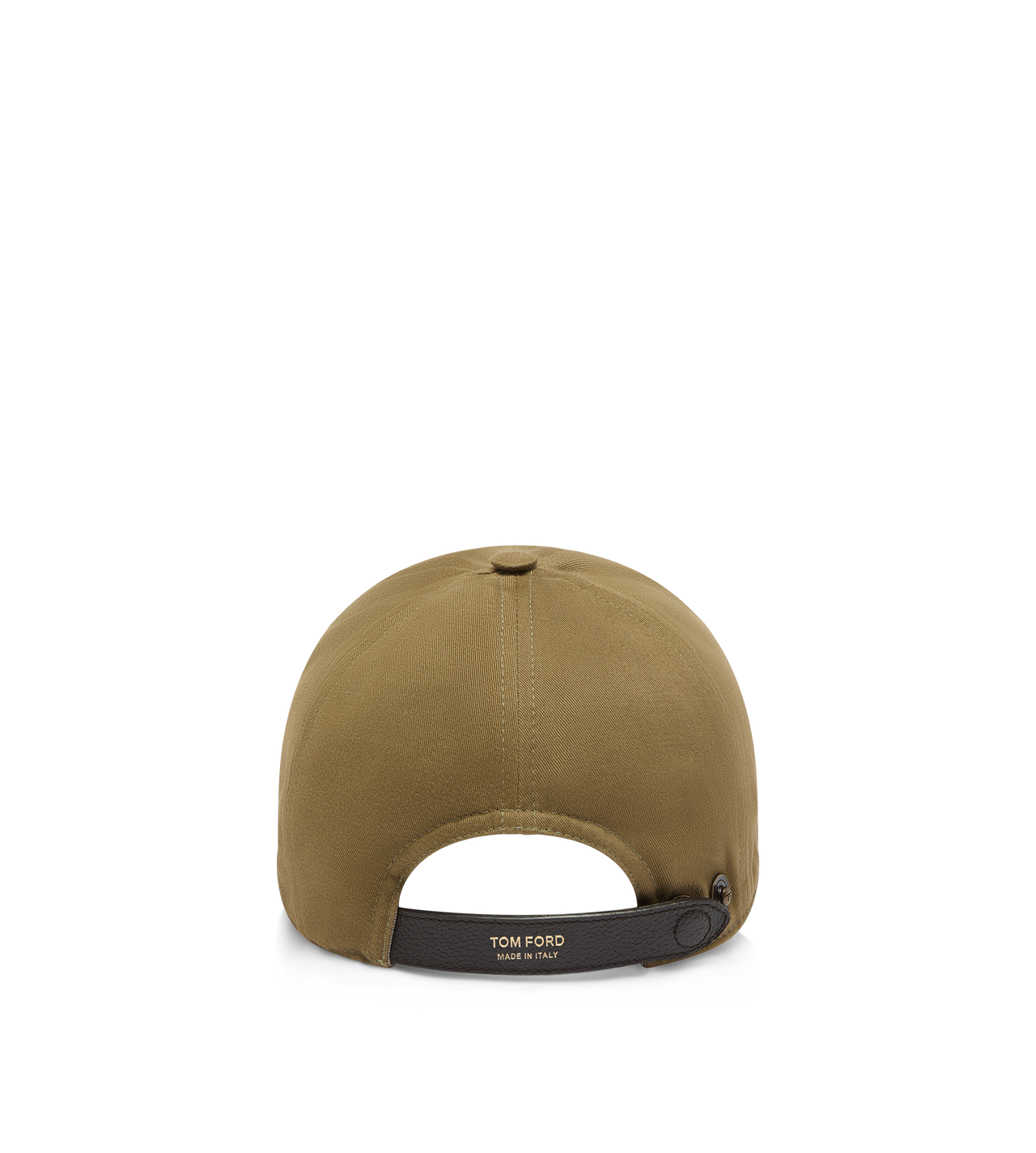 TOM FORD COTTON KHAKI + OFF WHITE CANVAS CAP&nbsp;