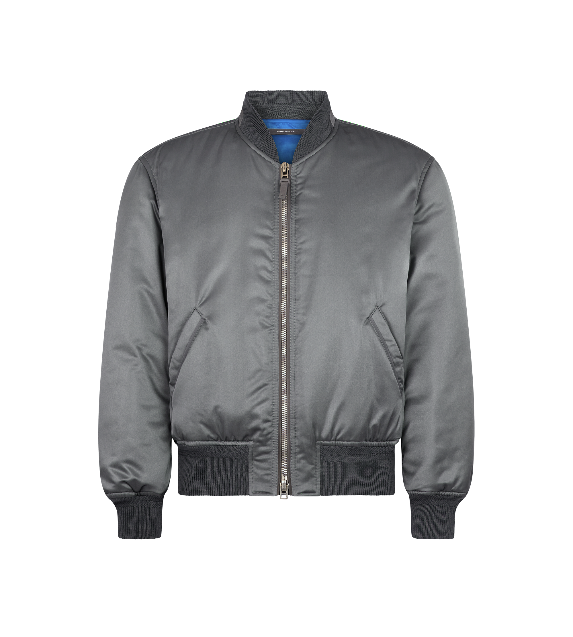 SILK SATIN BOMBER