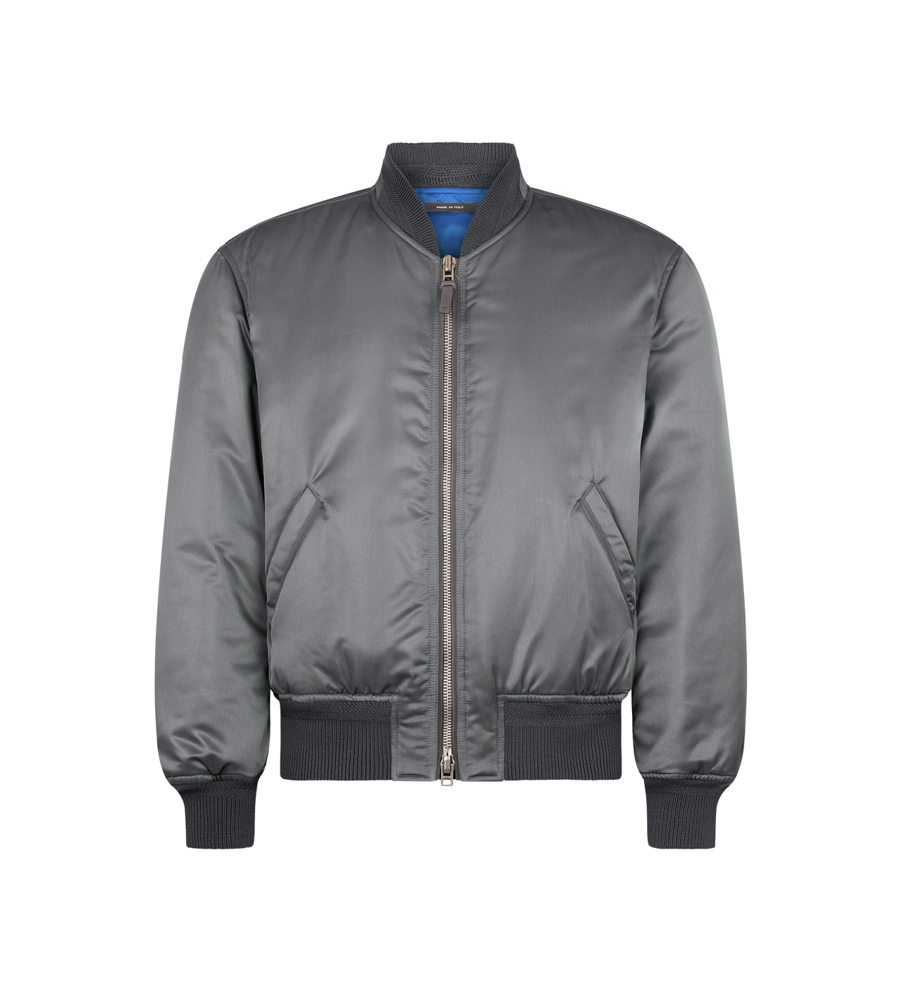 SILK SATIN BOMBER image number 0