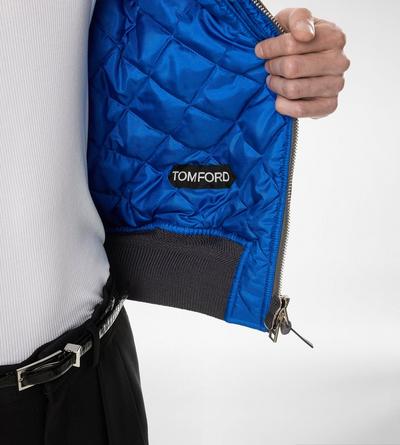 SILK SATIN BOMBER image number 1