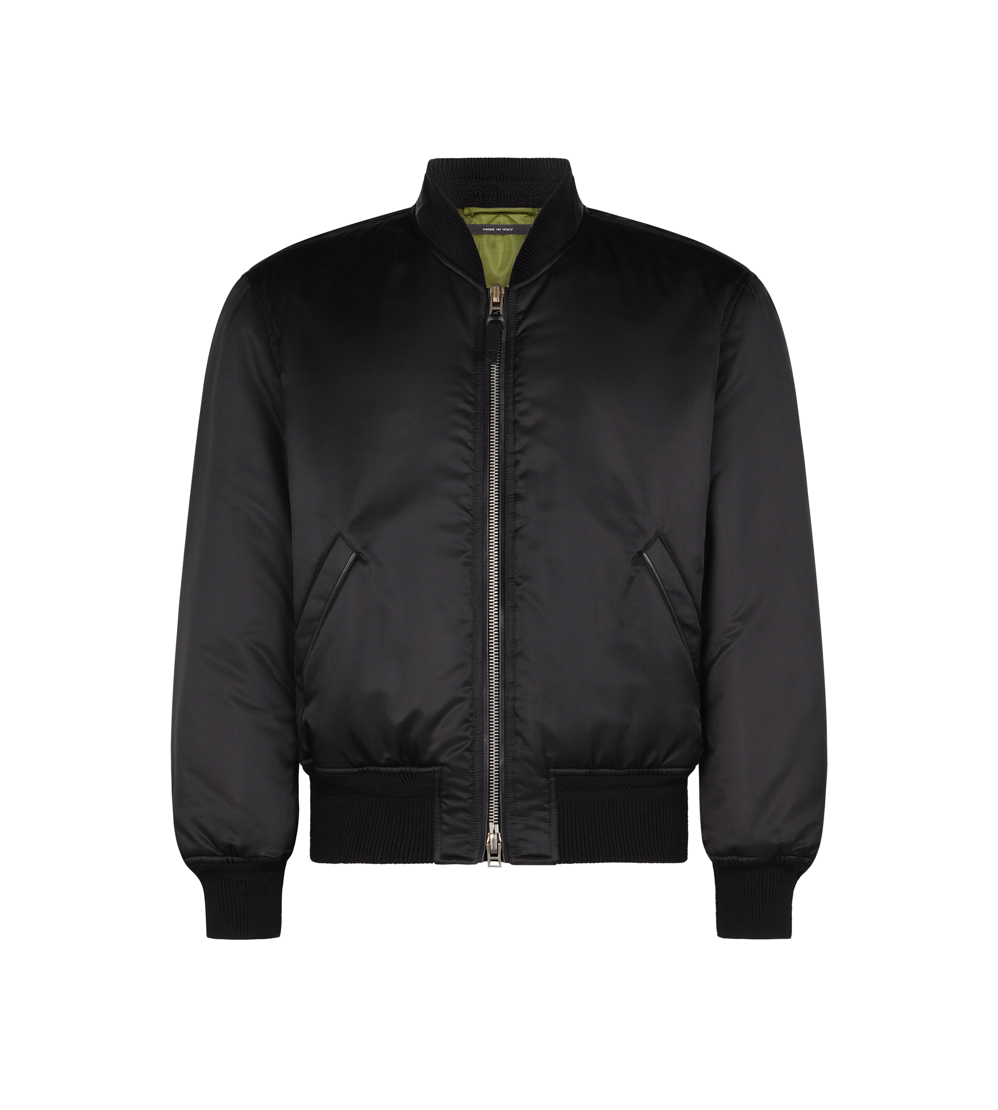 SILK SATIN BOMBER