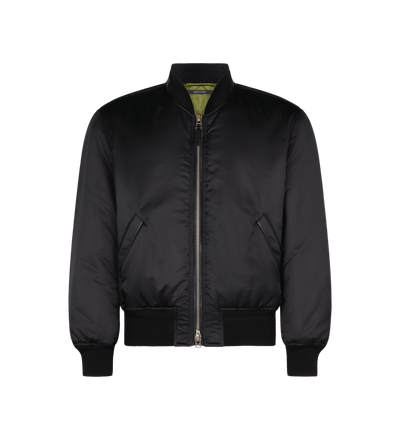 SILK SATIN BOMBER image number 0