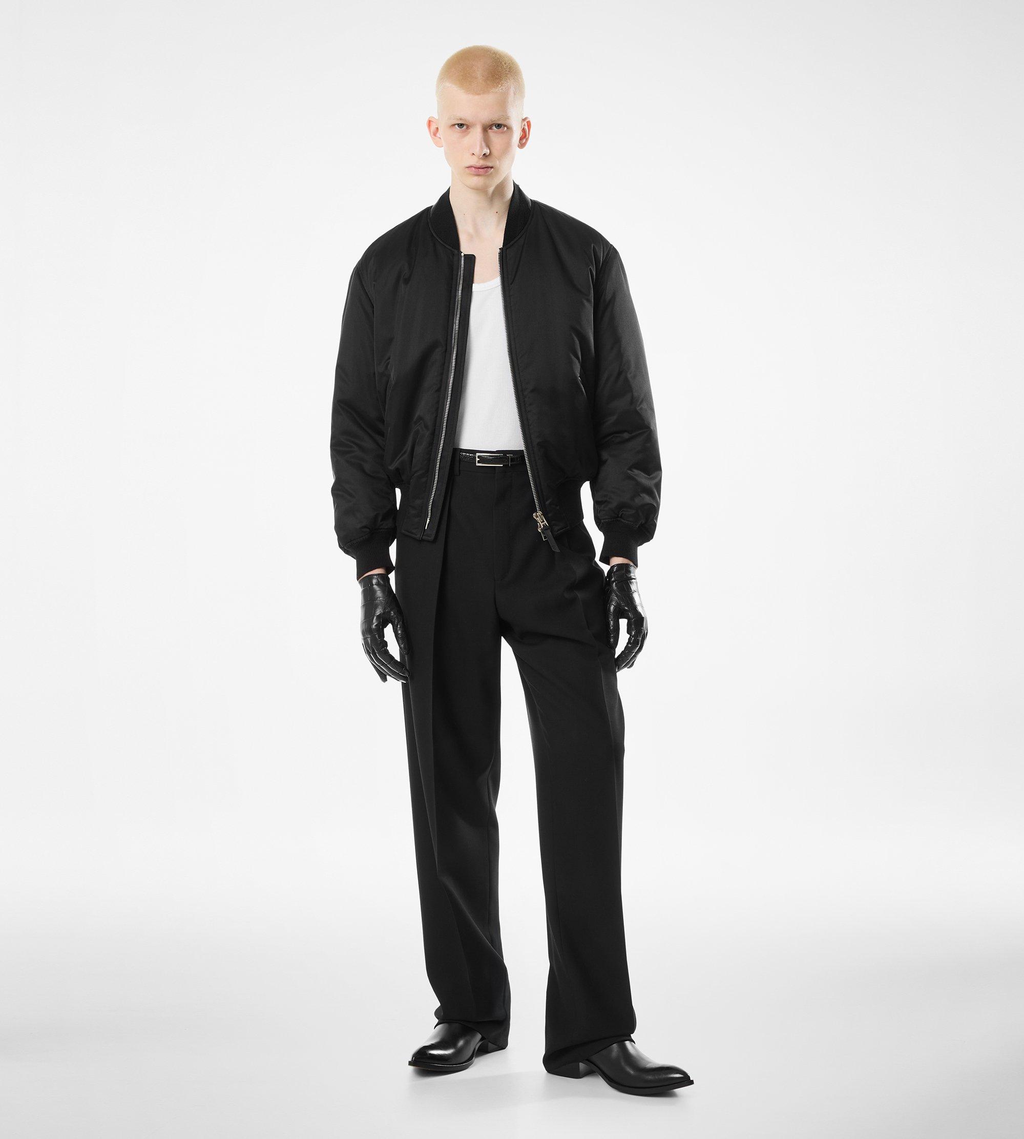 SILK SATIN BOMBER