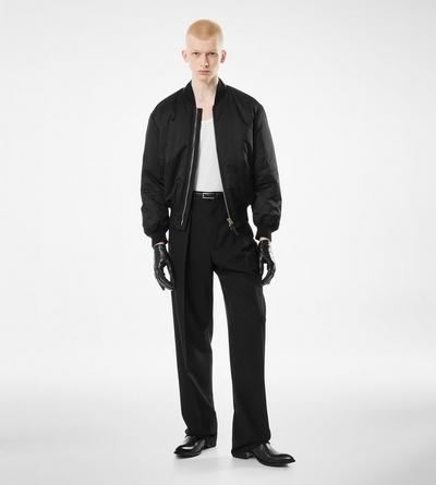SILK SATIN BOMBER image number 4