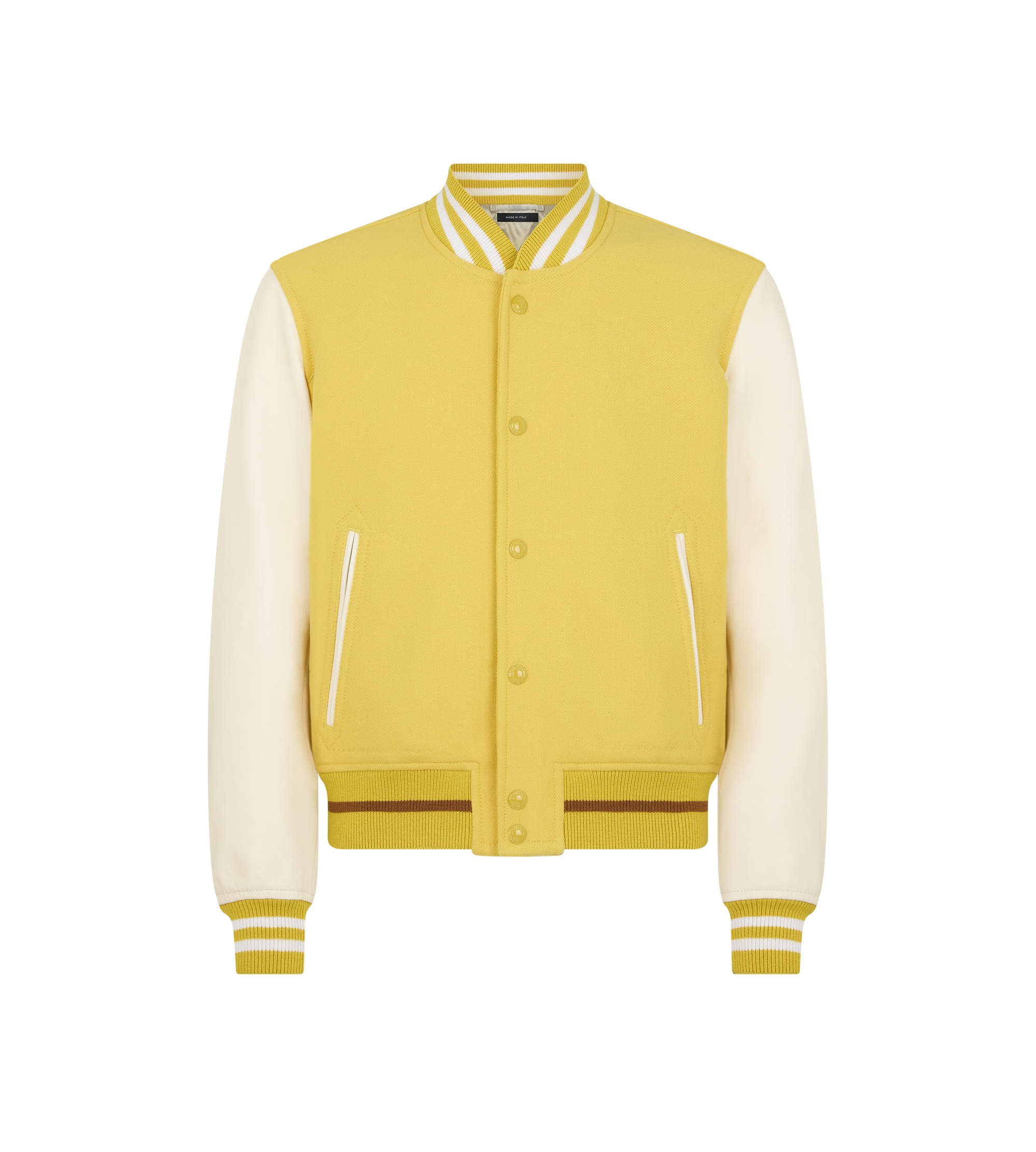 BOMBER STYLE UNIVERSITAIRE AVEC MANCHES EN CUIR