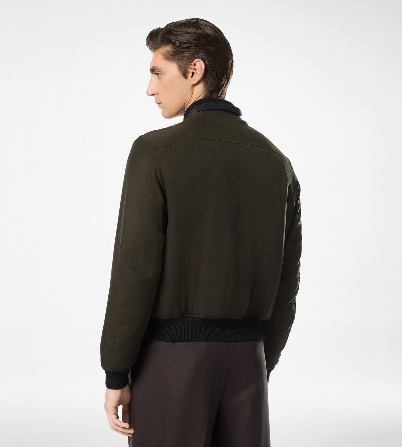 ULTRALIGHT GABARDINE PILOT BLOUSON image number 4