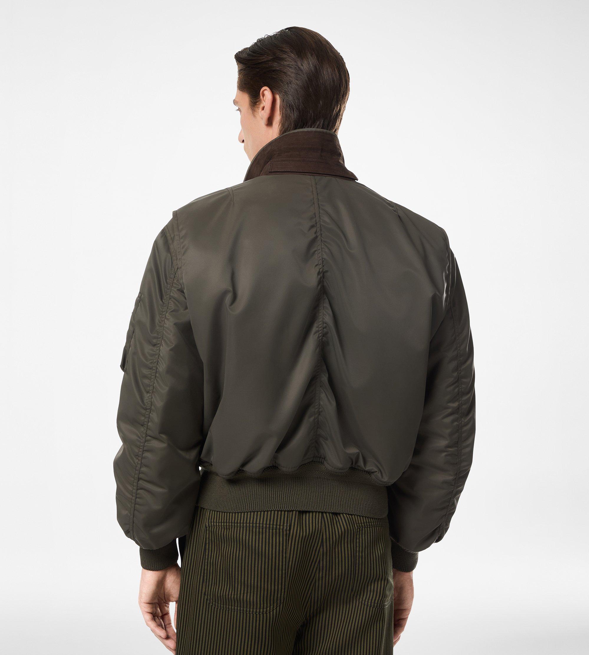 SATIN NYLON FLIGHT BOMBER | TOM FORD Fashion