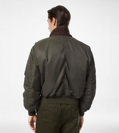 SATIN NYLON FLIGHT BOMBER image number 4