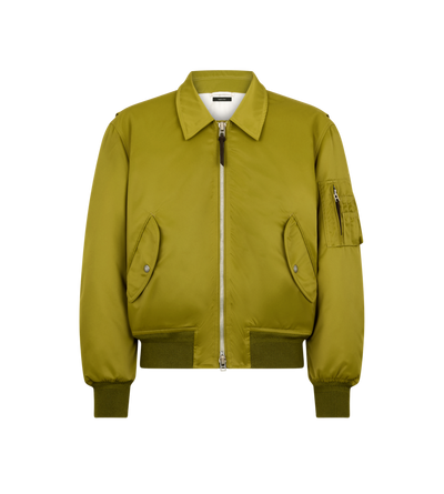SATIN NYLON FLIGHT BOMBER image number 0