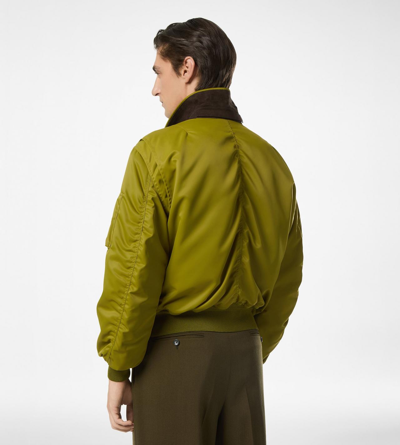 SATIN NYLON FLIGHT BOMBER image number 4