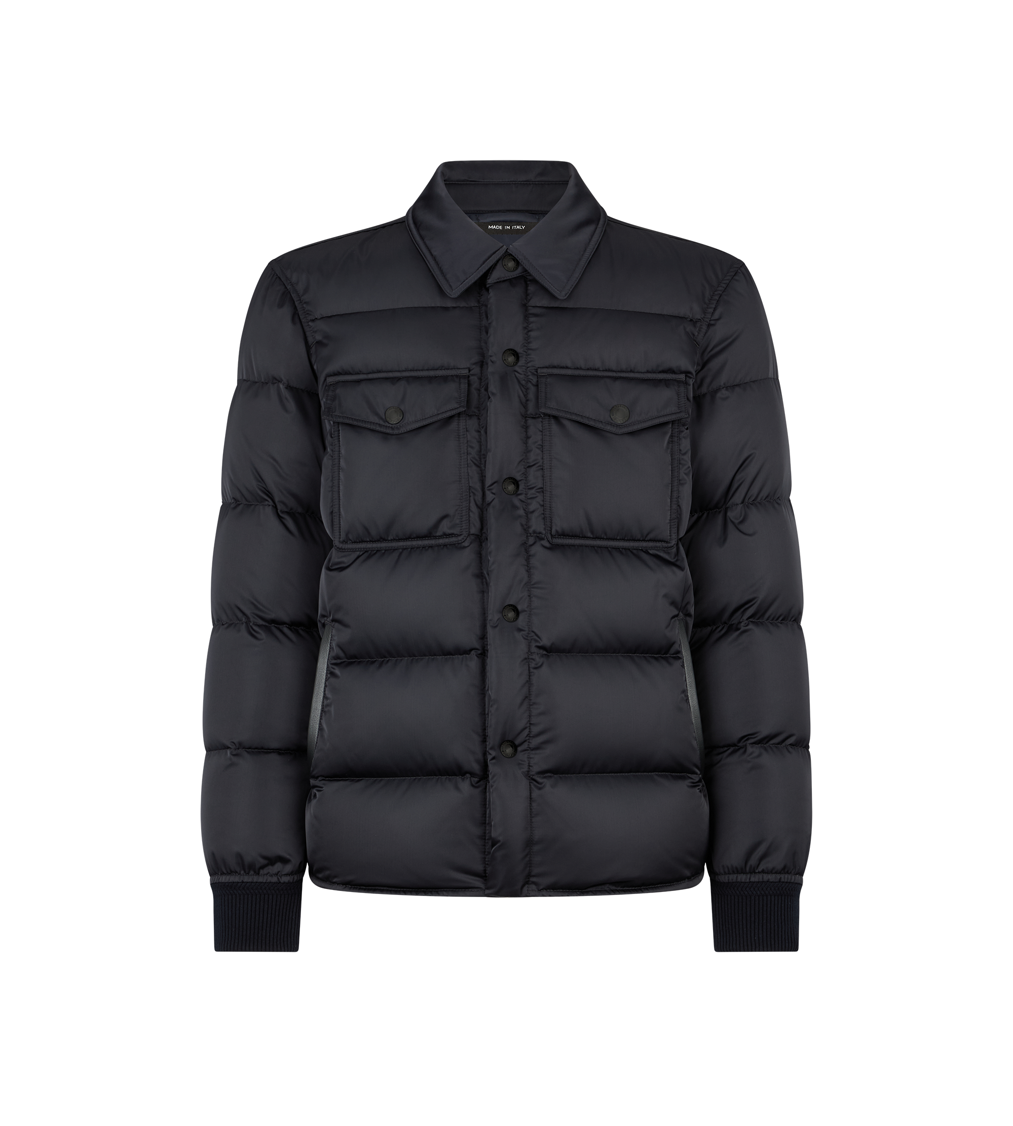 TECHNO SATIN DOWN OUTERSHIRT
