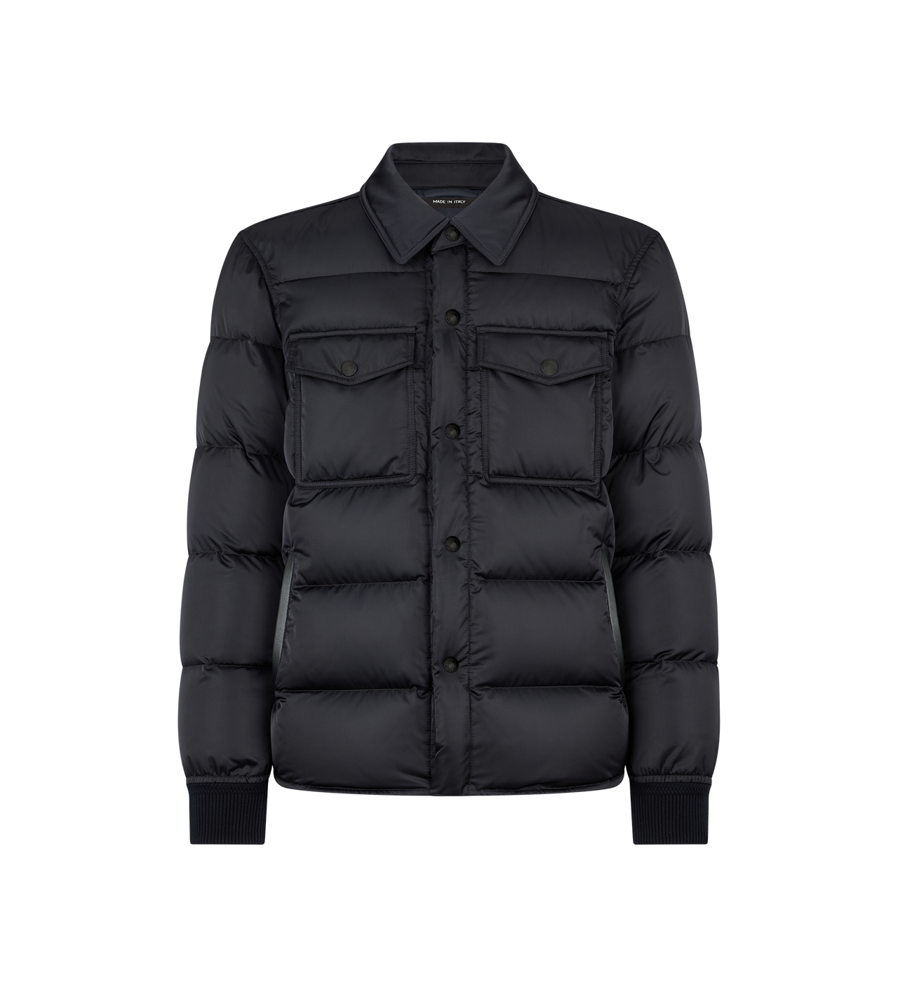 TECHNO SATIN DOWN OUTERSHIRT image number 0