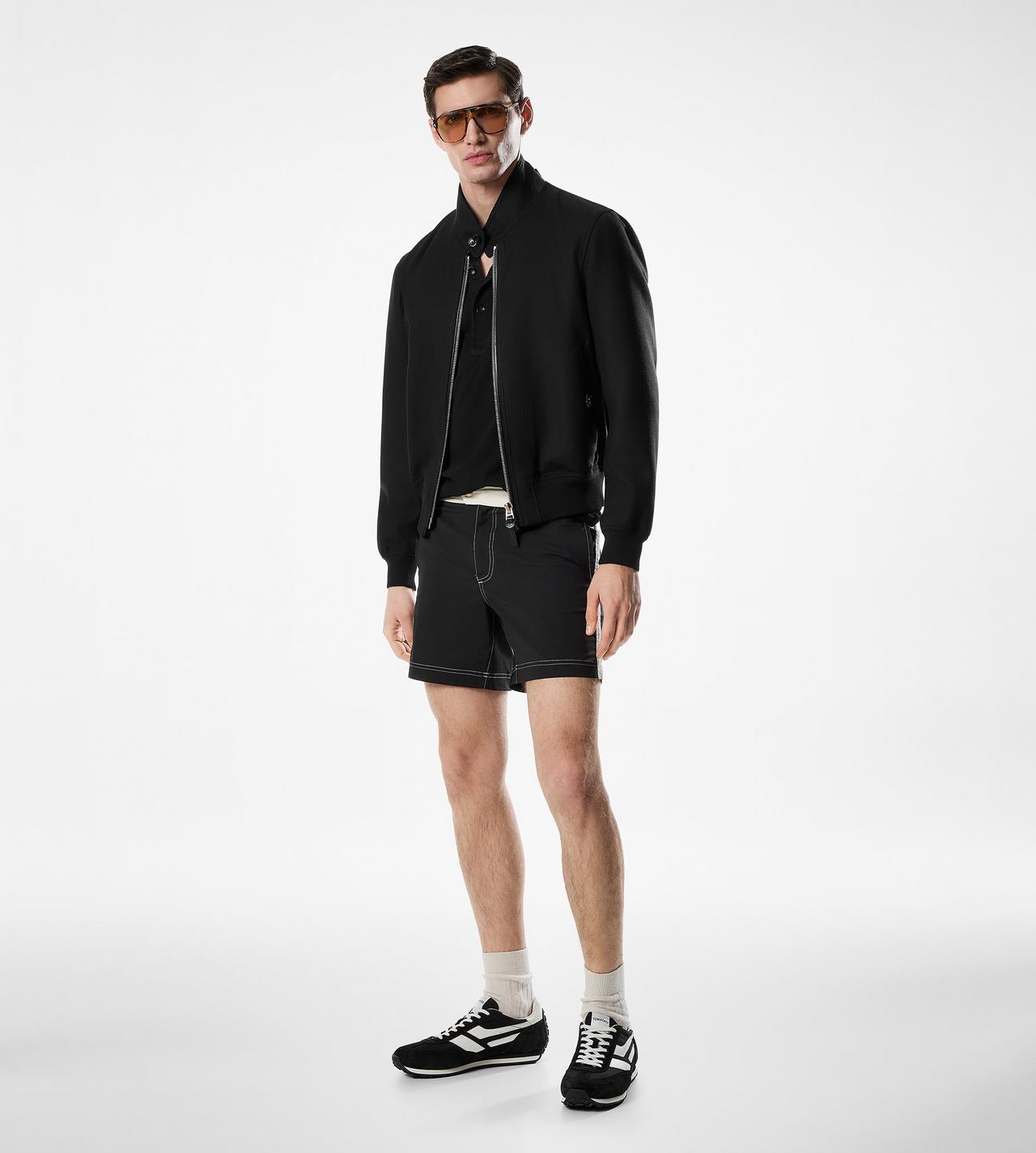 LIGHT WOOL DOUBLE SPLITTABLE HARRINGTON image number 1
