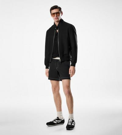 LIGHT WOOL DOUBLE SPLITTABLE HARRINGTON image number 1