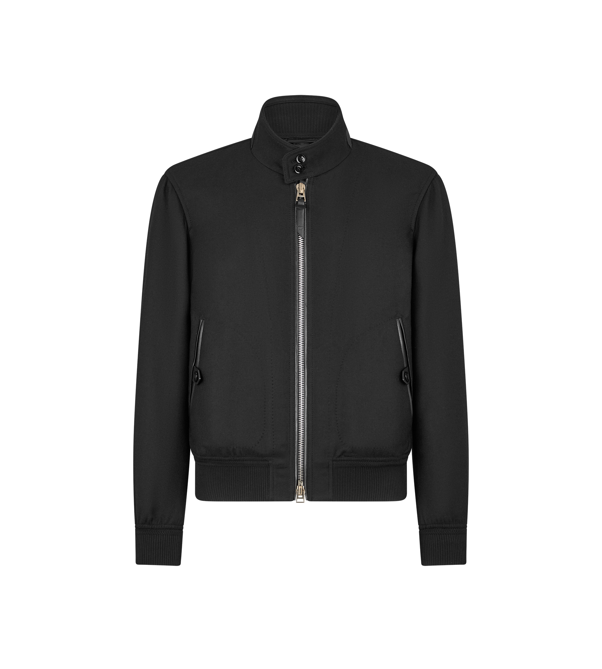 VESTE HARRINGTON EN LAINE L&Eacute;G&Egrave;RE &Agrave; DOUBLE FENTE