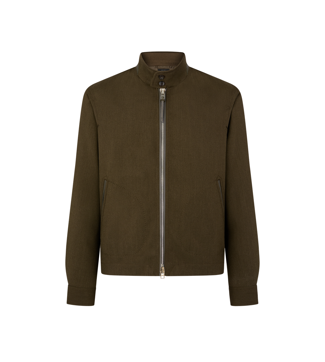WOOL CASHMERE SILK REPS HARRINGTON image number 0
