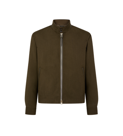 WOOL CASHMERE SILK REPS HARRINGTON image number 0