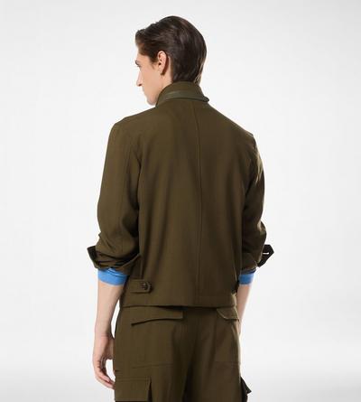 WOOL CASHMERE SILK REPS HARRINGTON image number 4