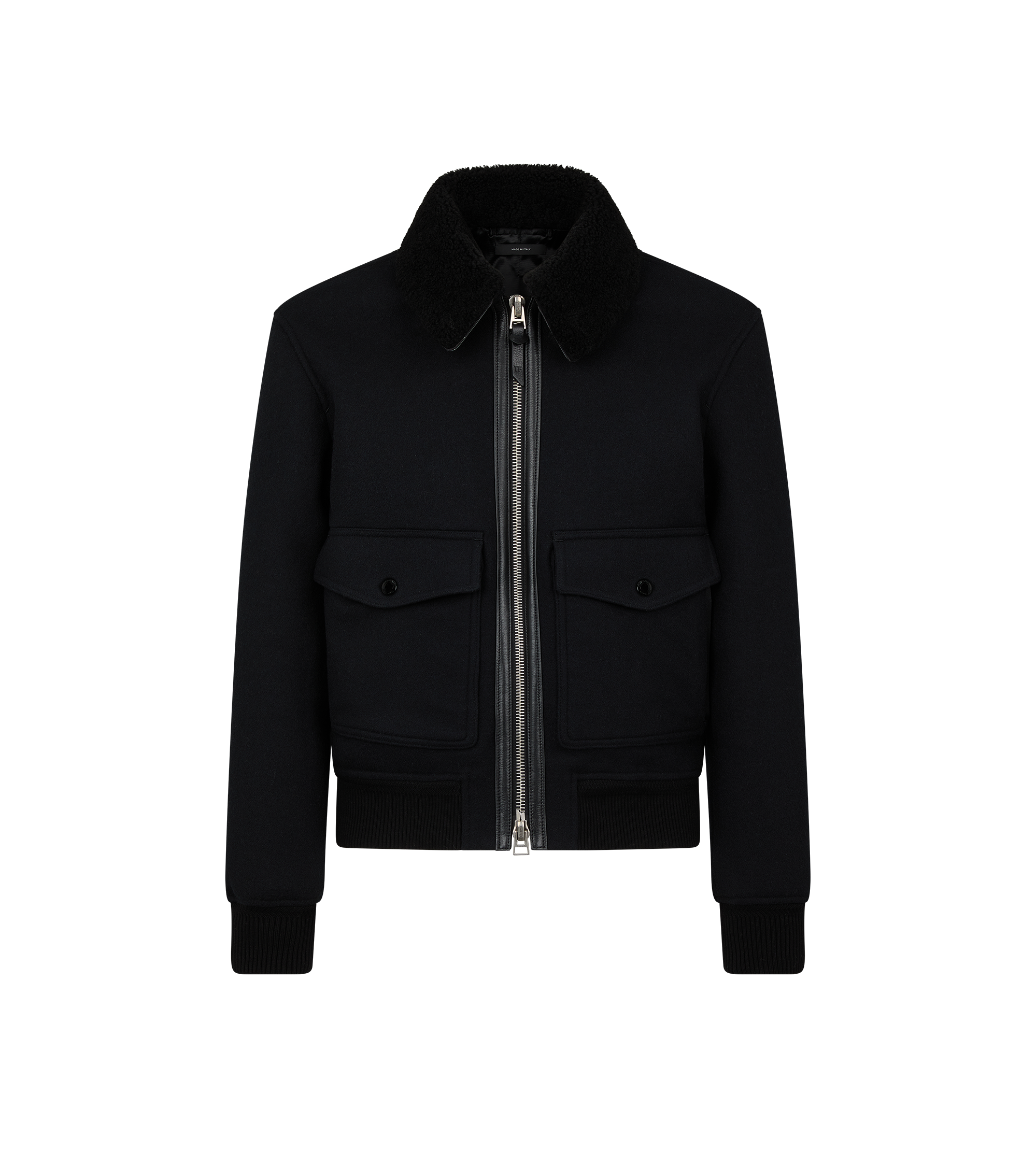 ジャケット TOM FORD JACKET (PAW590FAX1194 IG052) TOM FORD - Cotton-Velvet Bomber Jacket - Gray TOM FORD