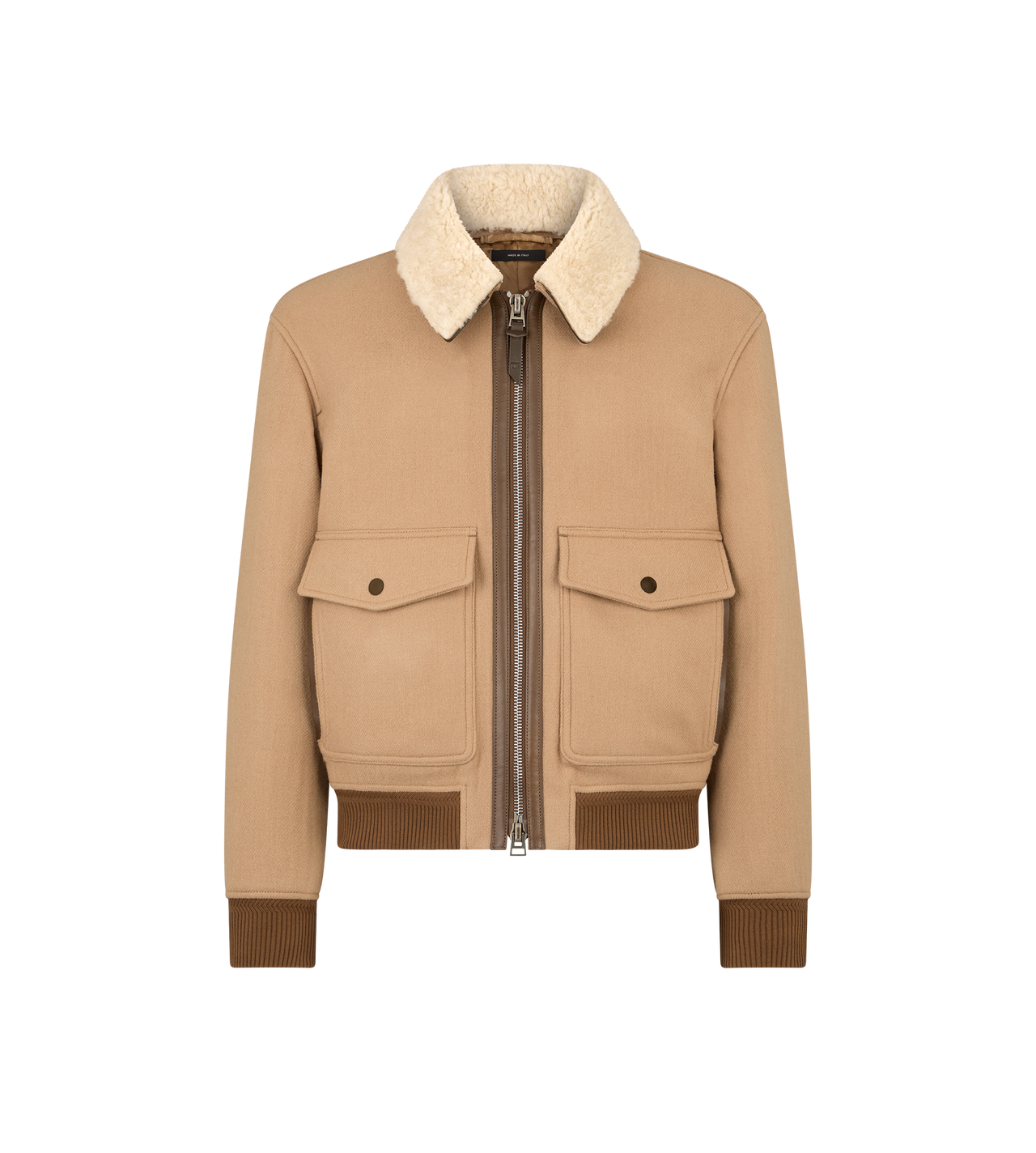 DOUBLE SPLITTABLE SHEARLING COLLAR BLOUSON image number 0