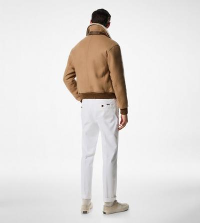 DOUBLE SPLITTABLE SHEARLING COLLAR BLOUSON image number 3