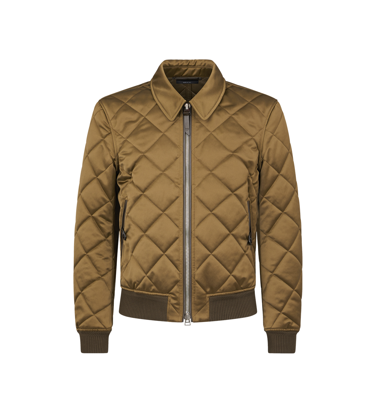 SATIN QUILTED COLLAR BLOUSON image number 0