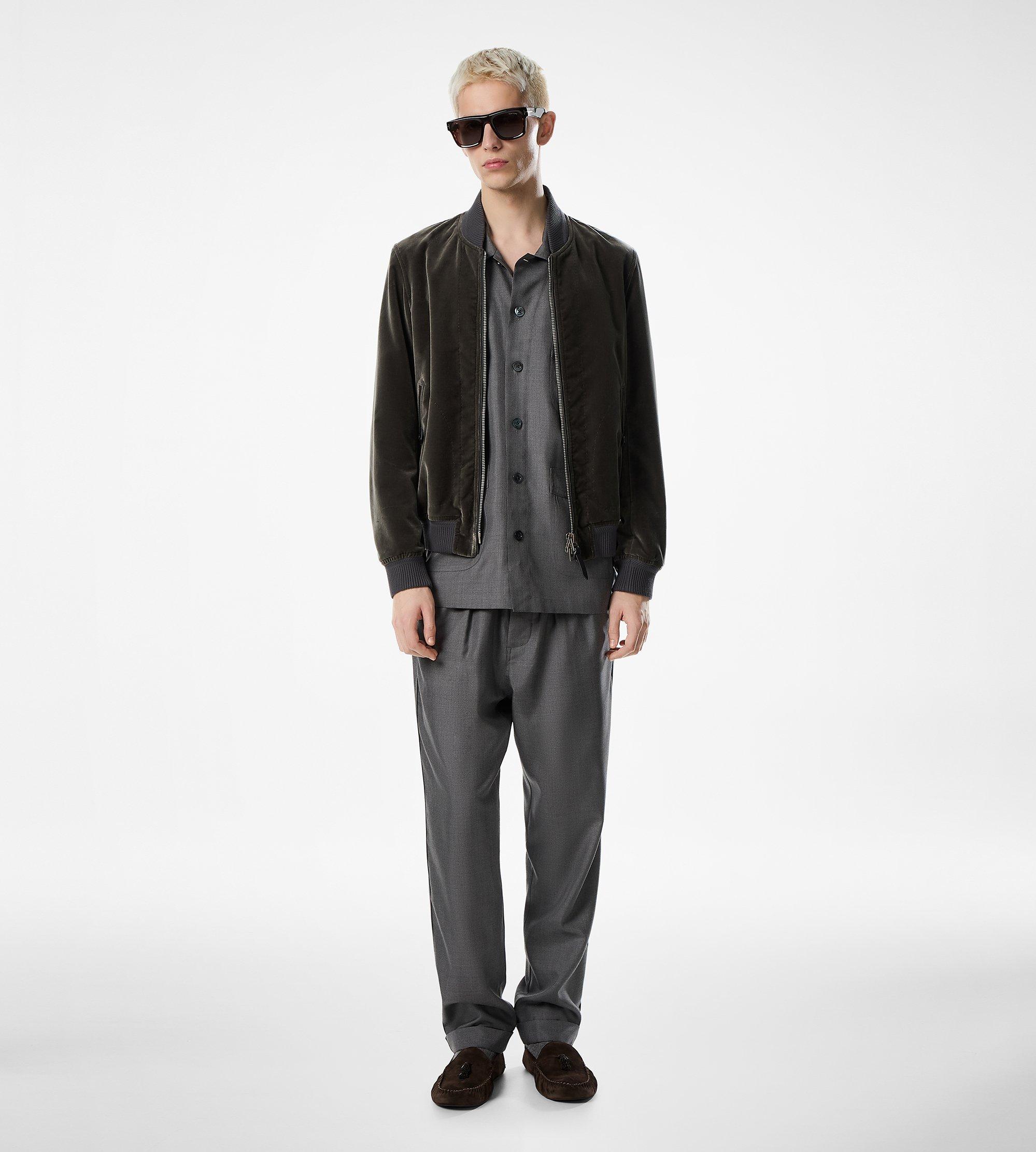LIGHT VELVET BOMBER