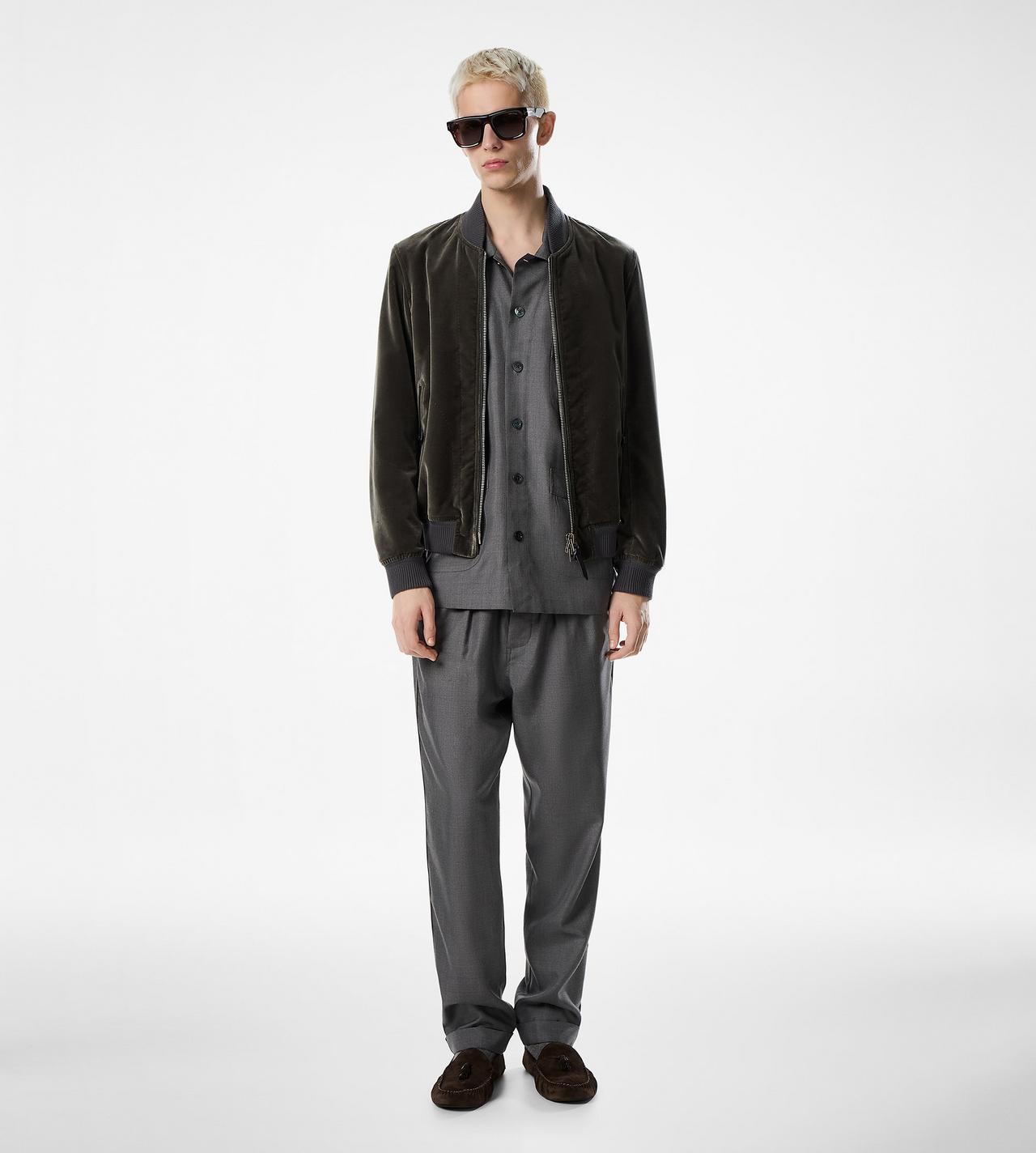 LIGHT VELVET BOMBER image number 1