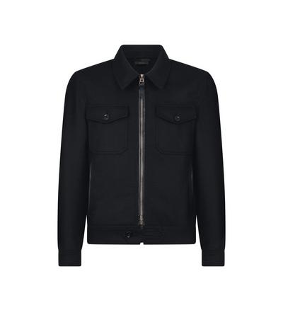 LIGHT MELTON OFFICER BLOUSON